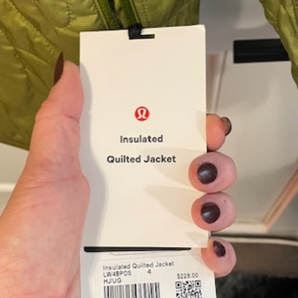 LULUEMON INSULATED QUILTED JACKET. BNWT - Picture 4 of 6